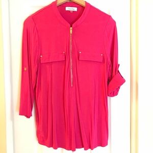 Bright pink Calvin Klein top